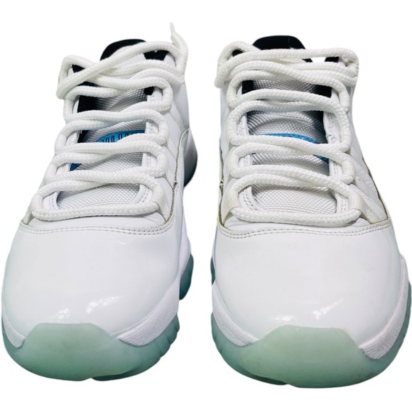 Nike Air Jordan 11 Retro White Blue Legends Sneakers - Picture 4 of 13